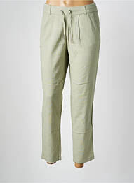Pantalon chino taille normale taille normale vert ONLY femme