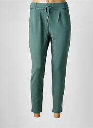 Pantalon chino taille normale taille normale vert ONLY femme