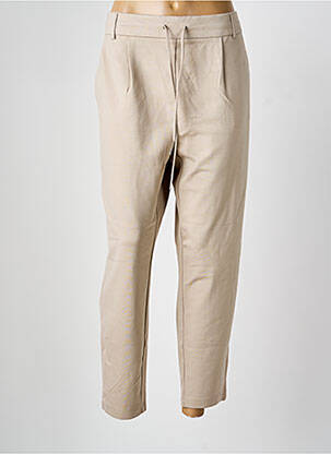 Pantalon chino taille normale taille normale beige ONLY femme