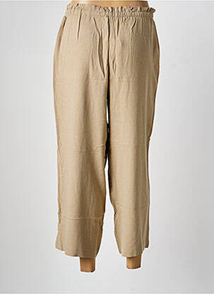 Pantalon 7/8 taille élastique taille normale vert ONLY femme