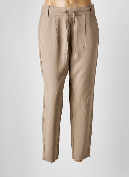 Pantalon chino taille normale taille normale gris ONLY femme