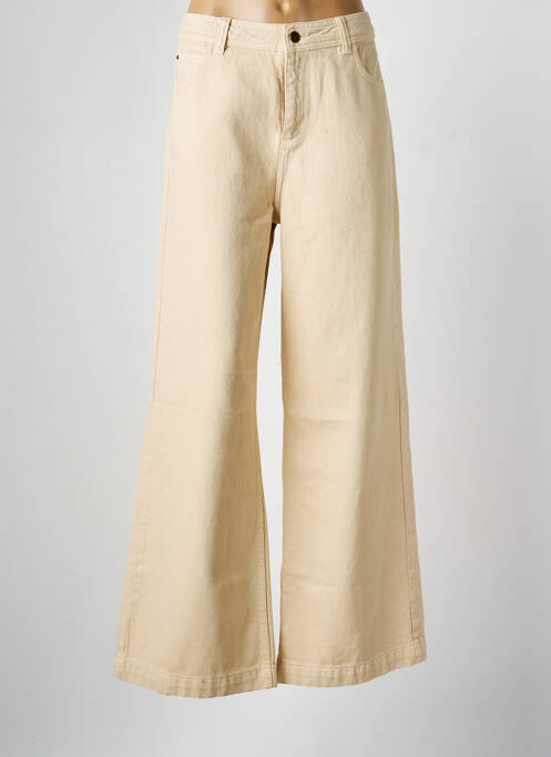 Pantalon large beige GRACE & MILA femme