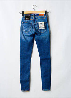 Jeans coupe slim tissage brut taille normale bleu ONLY femme