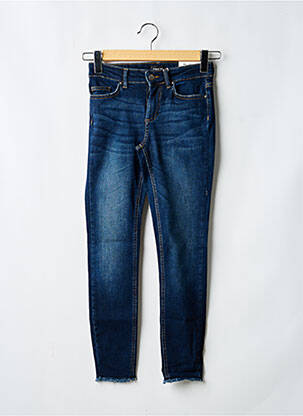 Jeans coupe slim tissage brut taille normale bleu ONLY femme