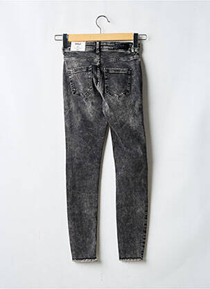 Jeans coupe slim tissage brut taille normale noir ONLY femme