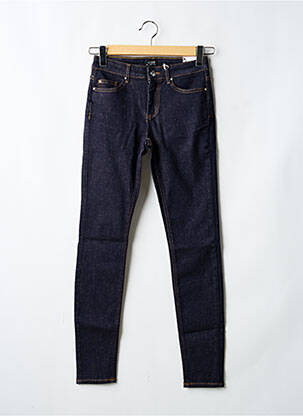 Jeans coupe slim tissage brut taille normale bleu ONLY femme