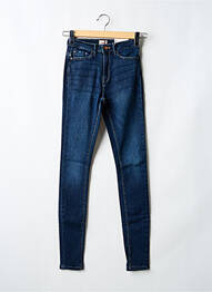 Jeans coupe slim tissage brut taille normale bleu ONLY femme