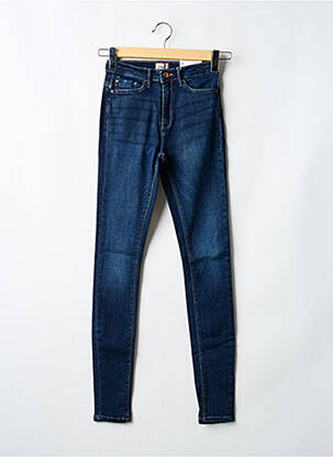 Jeans coupe slim tissage brut taille normale bleu ONLY femme