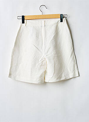 Short fermeture zippée sous rabat boutonné taille normale beige ONLY femme