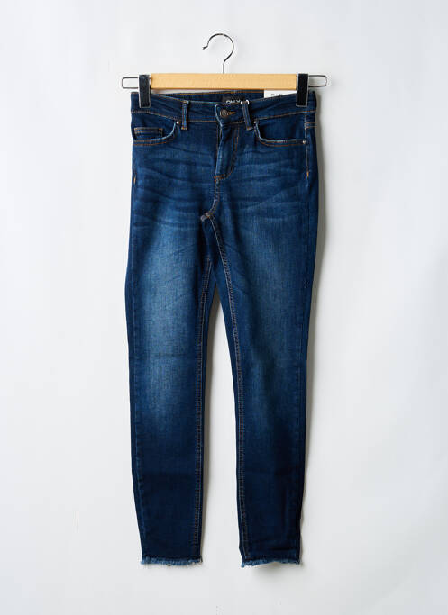Jeans coupe slim tissage brut taille normale bleu ONLY femme
