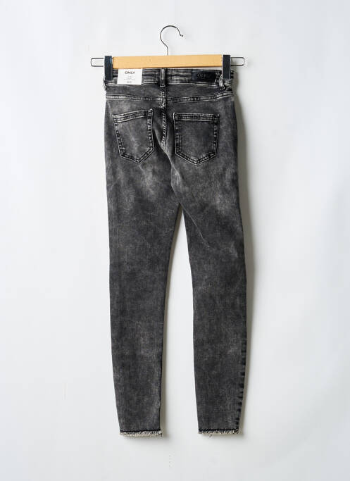 Jeans coupe slim tissage brut taille normale noir ONLY femme