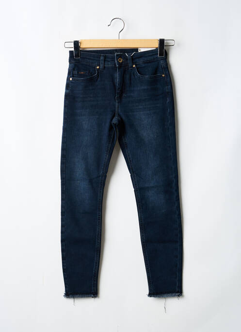 Jeans coupe slim tissage brut taille normale bleu ONLY femme