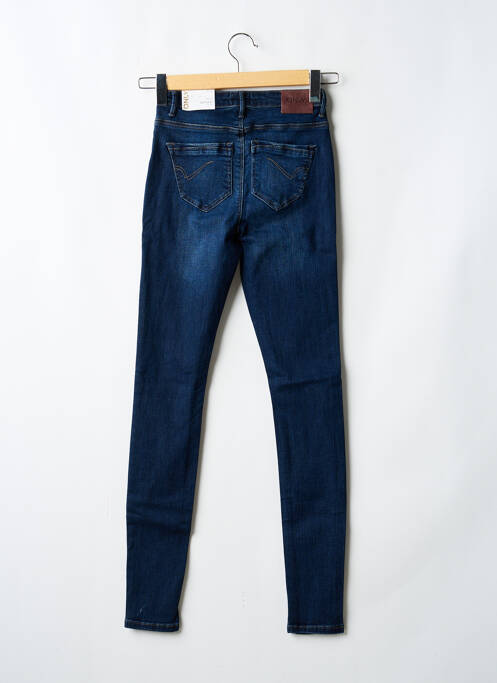 Jeans coupe slim tissage brut taille normale bleu ONLY femme