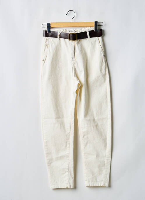 Pantalon slim beige PLEASE femme