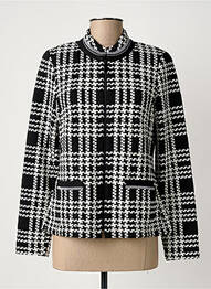 Veste chic col v noir FRANK WALDER femme