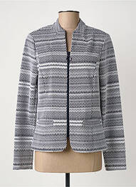 Veste casual epaulette noir FRANK WALDER femme