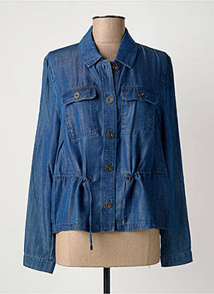 Veste casual poches bleu BARBARA LEBEK femme