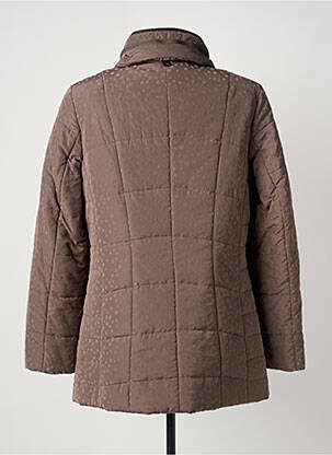 Doudoune poches a capuche marron BARBARA LEBEK femme