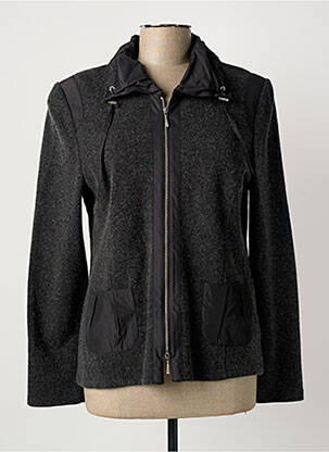 Veste casual epaulette gris FRANK WALDER femme