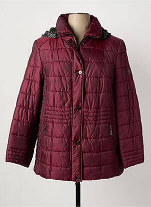 Doudoune manches longues a capuche violet BARBARA LEBEK femme