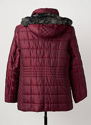 Doudoune manches longues a capuche violet BARBARA LEBEK femme