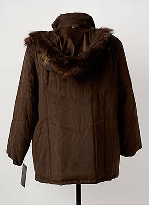Doudoune poches sans capuche marron BARBARA LEBEK femme