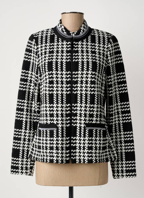 Veste chic col v noir FRANK WALDER femme