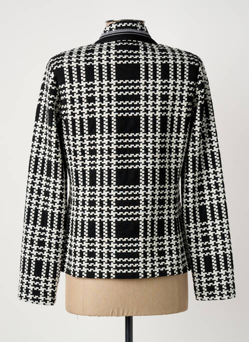 Veste chic col v noir FRANK WALDER femme