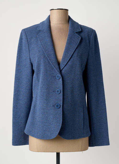 Blazer finition intérieure biaisée bleu SOMMERMANN femme