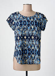 Top manches courtes manches courtes bleu ONLY femme