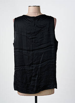Top col v sans manche noir PAKO LITTO femme