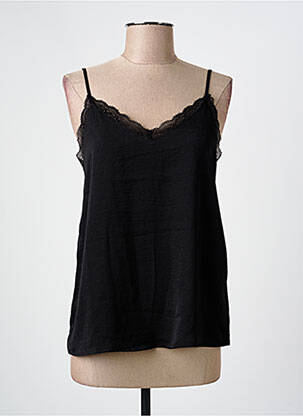 Top manches bretelles ajustables fines bretelles noir ONLY femme