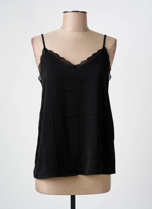 Top manches bretelles ajustables fines bretelles noir ONLY femme