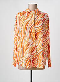 Chemisier coupe fluide manches longues orange PAKO LITTO femme