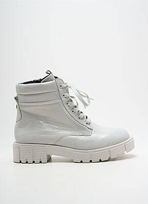 Bottines/boots fourrée talon plat jusqu'à 3cm gris CAPRICE femme