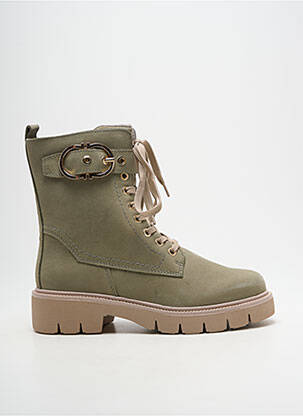 Bottines/boots talon bas talon de 4 à 6cm vert CAPRICE femme