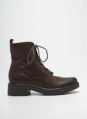 Bottines/boots matière lisse talon de 4 à 6cm marron CAPRICE femme