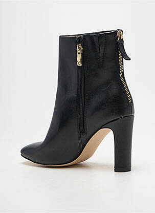 Bottines/boots tissage satiné talon de 7 à 9cm noir CAPRICE femme