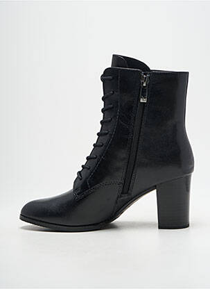 Bottines/boots matière lisse talon de 4 à 6cm noir CAPRICE femme