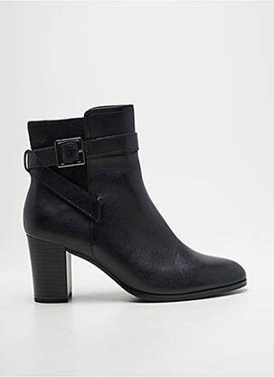 Bottines/boots matière lisse talon de 7 à 9cm noir CAPRICE femme