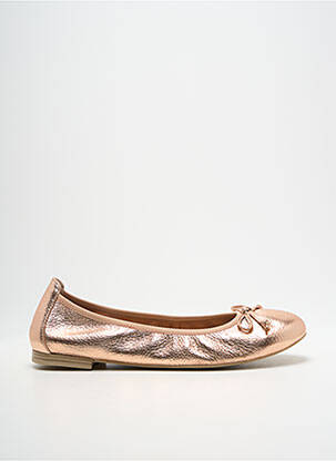 Ballerines matière lisse talon plat jusqu'à 3cm rose CAPRICE femme