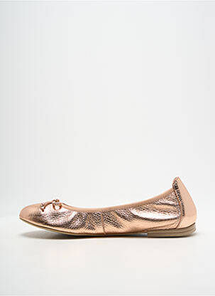 Ballerines matière lisse talon plat jusqu'à 3cm rose CAPRICE femme