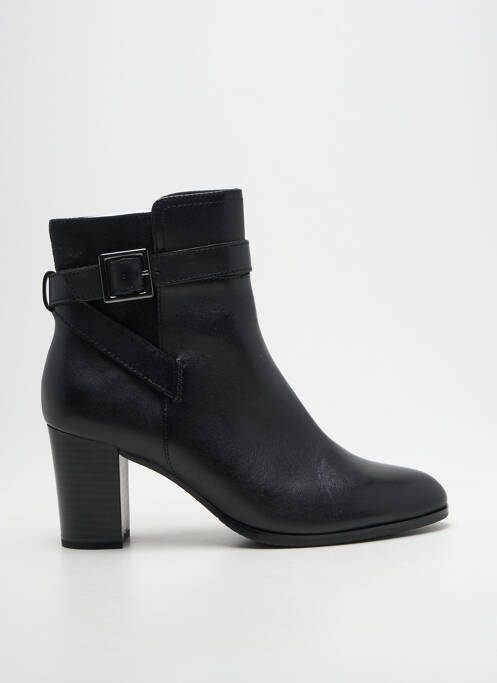 Bottines/boots matière lisse talon de 7 à 9cm noir CAPRICE femme