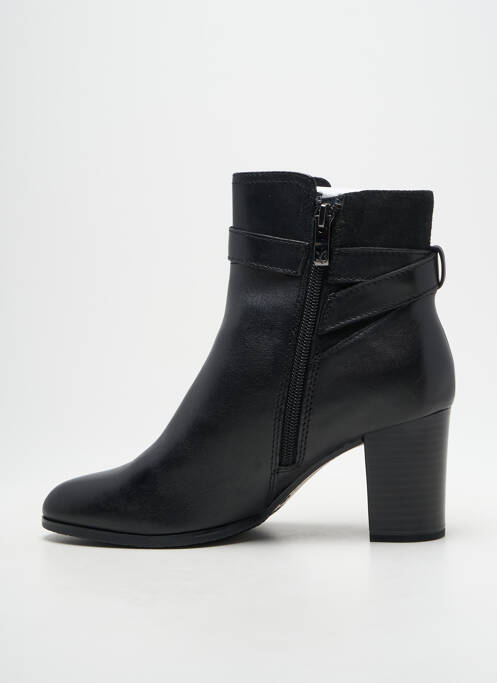 Bottines/boots matière lisse talon de 7 à 9cm noir CAPRICE femme