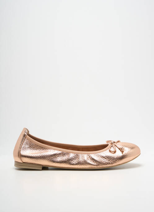 Ballerines matière lisse talon plat jusqu'à 3cm rose CAPRICE femme