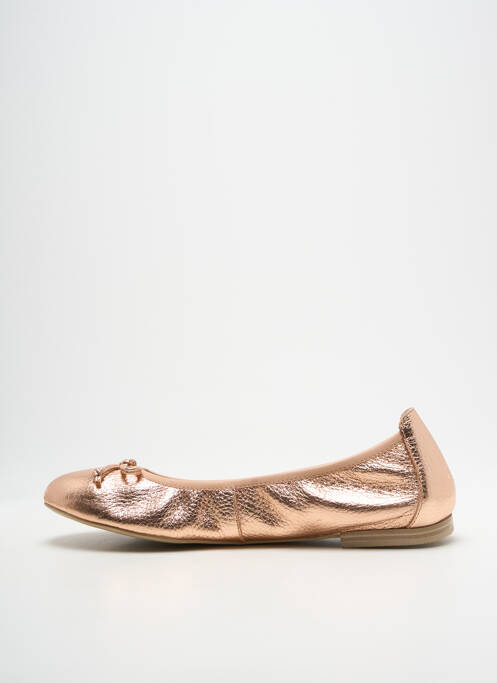 Ballerines matière lisse talon plat jusqu'à 3cm rose CAPRICE femme