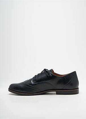 Derbies tissage satiné talon plat jusqu'à 3cm noir CAPRICE femme