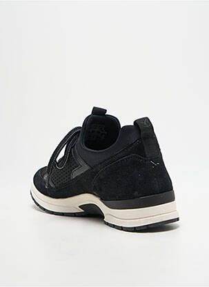 Baskets nubuck talon plat jusqu'à 3cm noir CAPRICE femme