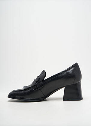 Mocassins carré talon de 4 à 6cm noir CAPRICE femme
