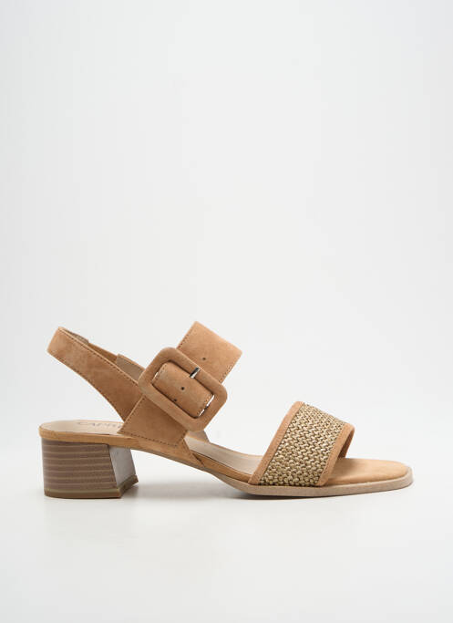 Sandales/nu pieds type de semelle amortissante talon de 4 à 6cm marron CAPRICE femme
